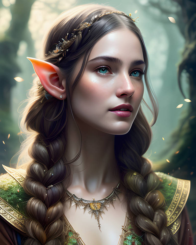 Elvish Portrait 2 by isuneek on DeviantArt