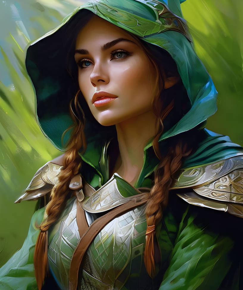 Elf Ranger Portrait 2 by isuneek on DeviantArt