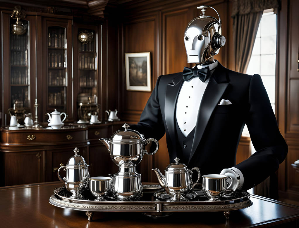 Robo Butler by isuneek on DeviantArt