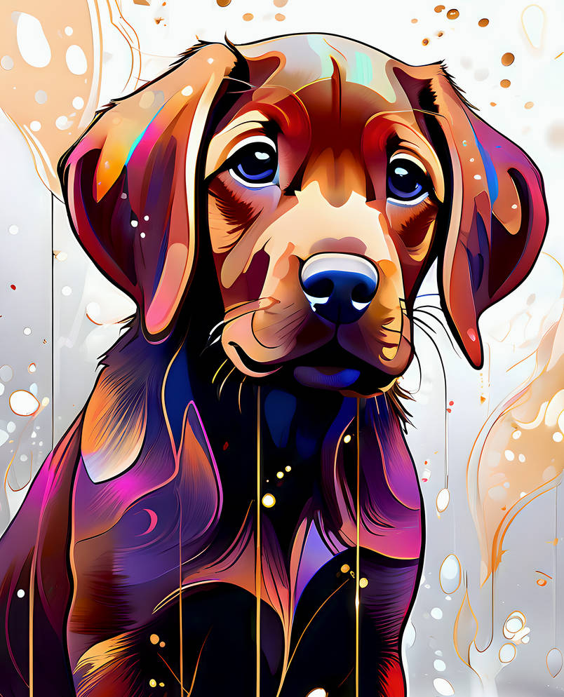Pyrography Fox Red Lab Fox Red Lab Pup 3 by isuneek on DeviantArt
