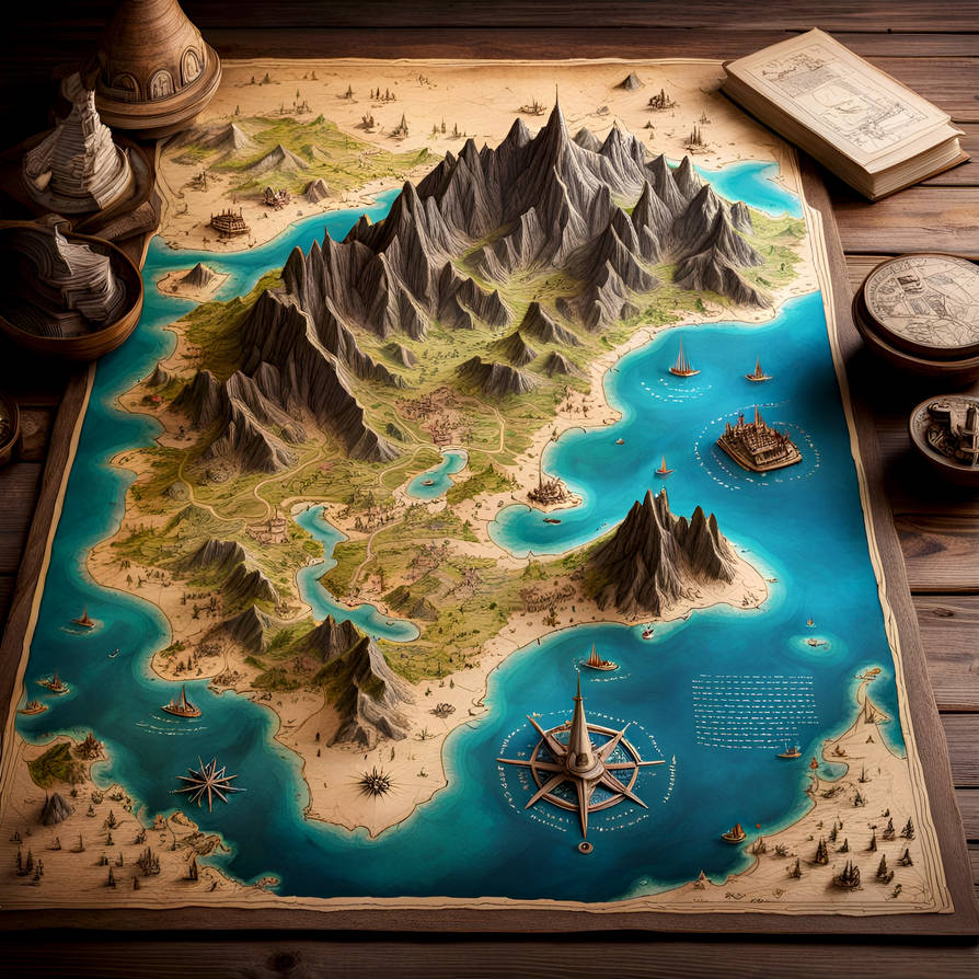 The Map by isuneek on DeviantArt