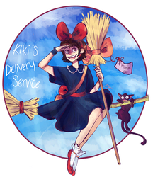 kiki's delivery service O u O