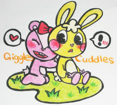 HTF Cuddles and Giggles by NYAMOMO on DeviantArt