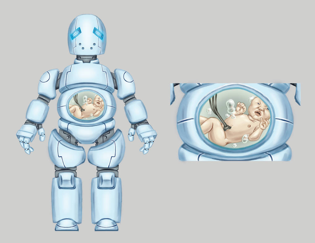PregnantRobot by Concept-Hen on