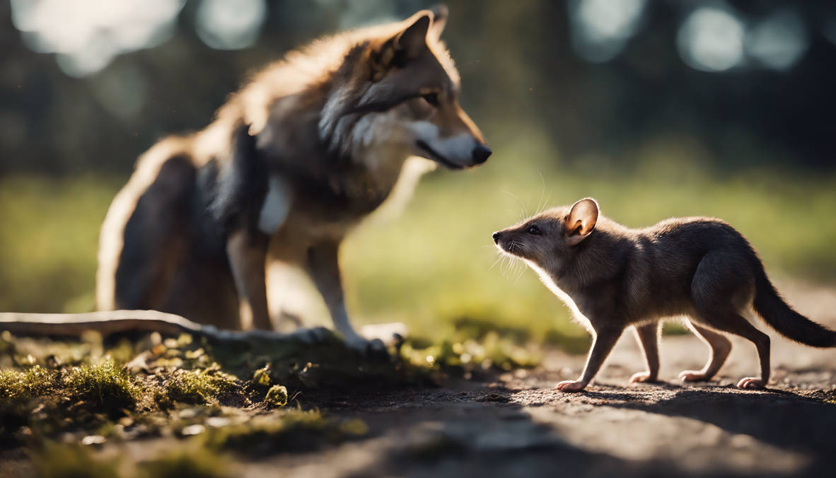 A Mouse Staring Down A Wolf by bloodwulf1980 on DeviantArt