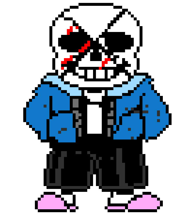 dust sans, Pixel Art Maker