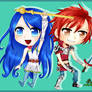 Chibi Lufia and Hero~!