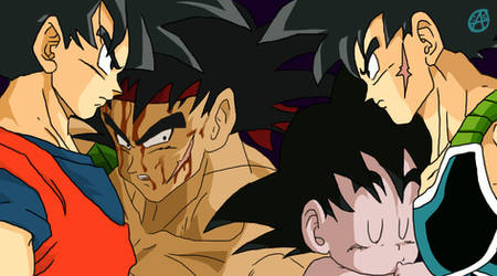 Bardock and Goku