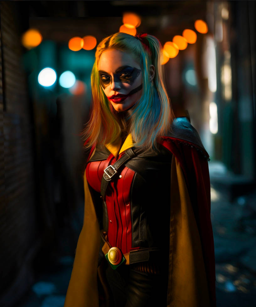 Harley Quinn as Robin by Transmographer on DeviantArt