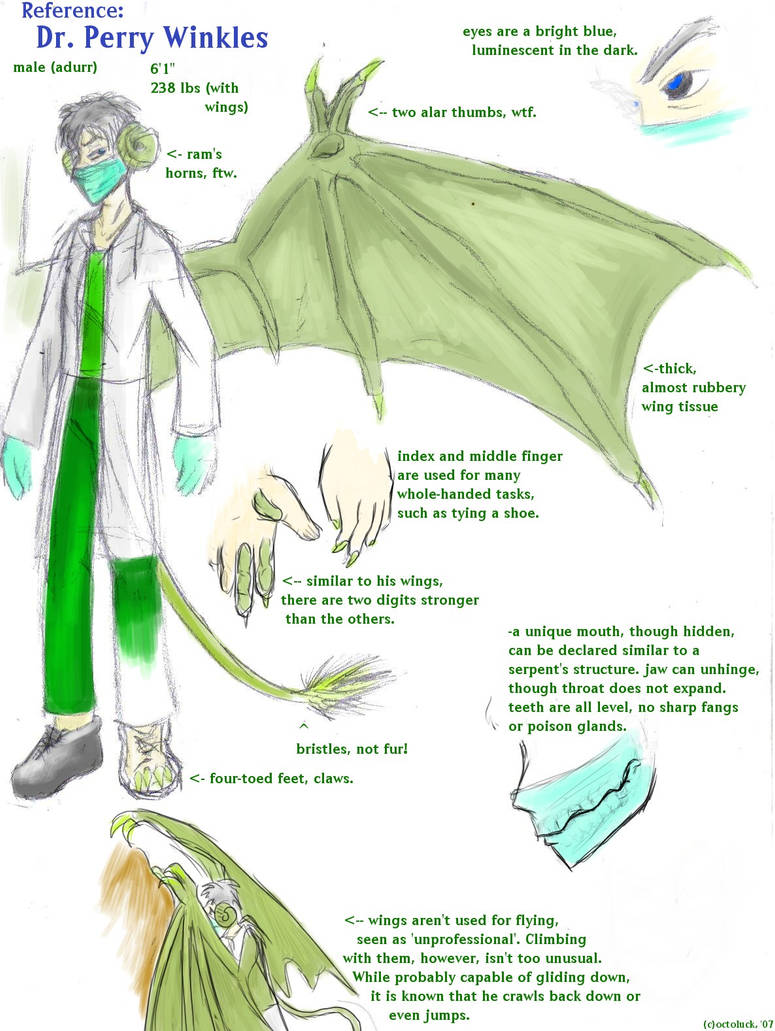 Dr. Perry - Reference Sheet by octoluck on DeviantArt