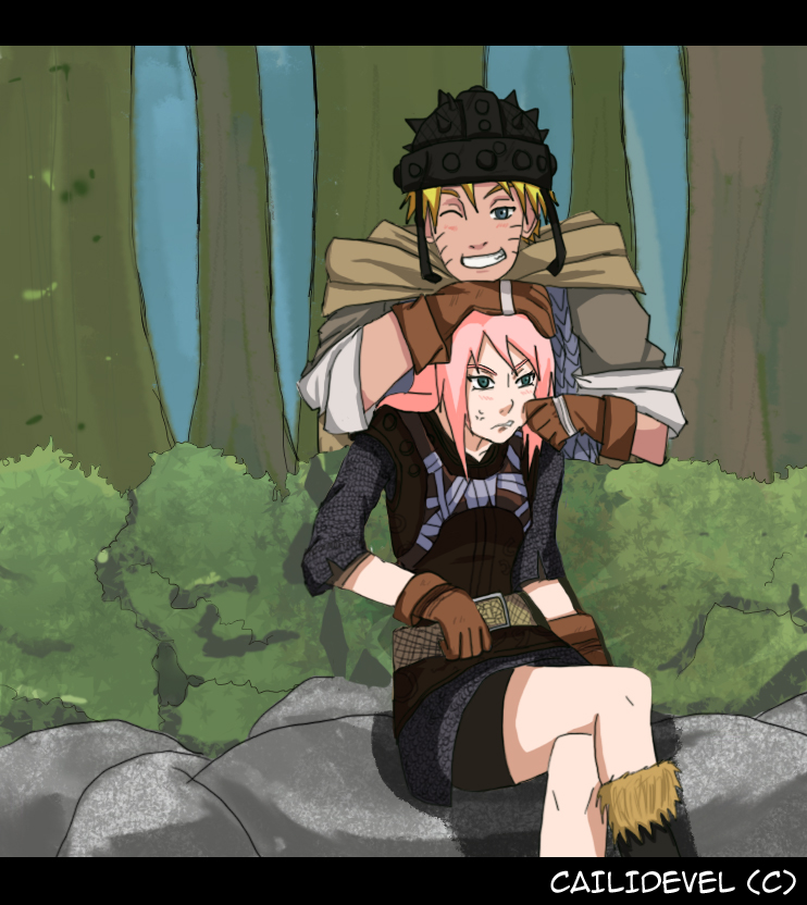 Narusaku Fantasy Au- Hey there