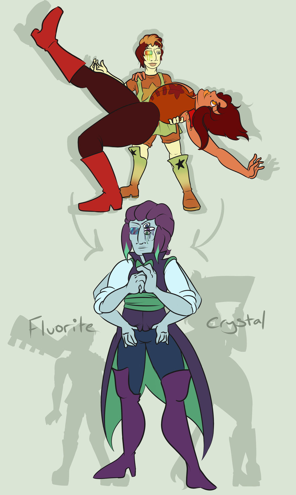 SU: Fusion Fluorite Crystal by drazzi