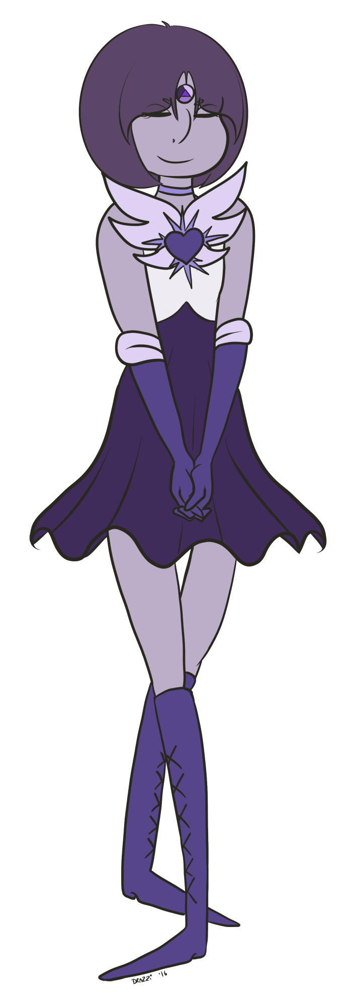 FA:: Sailor Gems - Sailor Iolite by drazzi