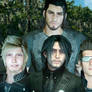 Older Prompto, Noctis, Gladi, Iggy