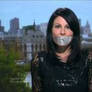 news reporter gagged #1