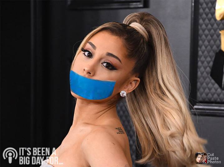 Grande gagged ariana Ariana Grande