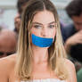 Margot Robbie gagged #1