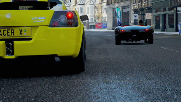 2004 Vauxhall VX220 Turbo Coupe Yellow Racer