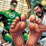 Green Lantern Stomper Tickles