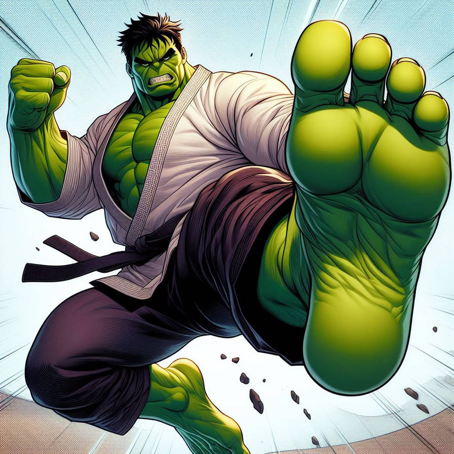 Hal Kick Hulk kick by Racer5678 on DeviantArt