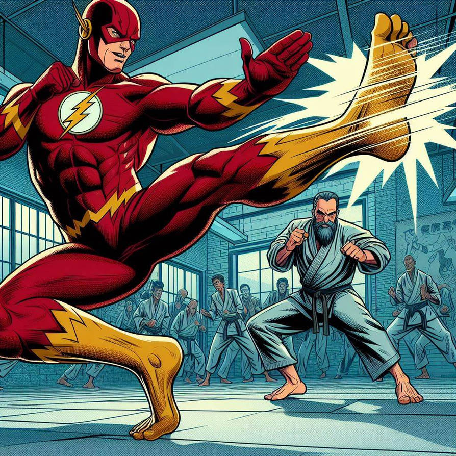 The Flash kick by Racer5678 on DeviantArt