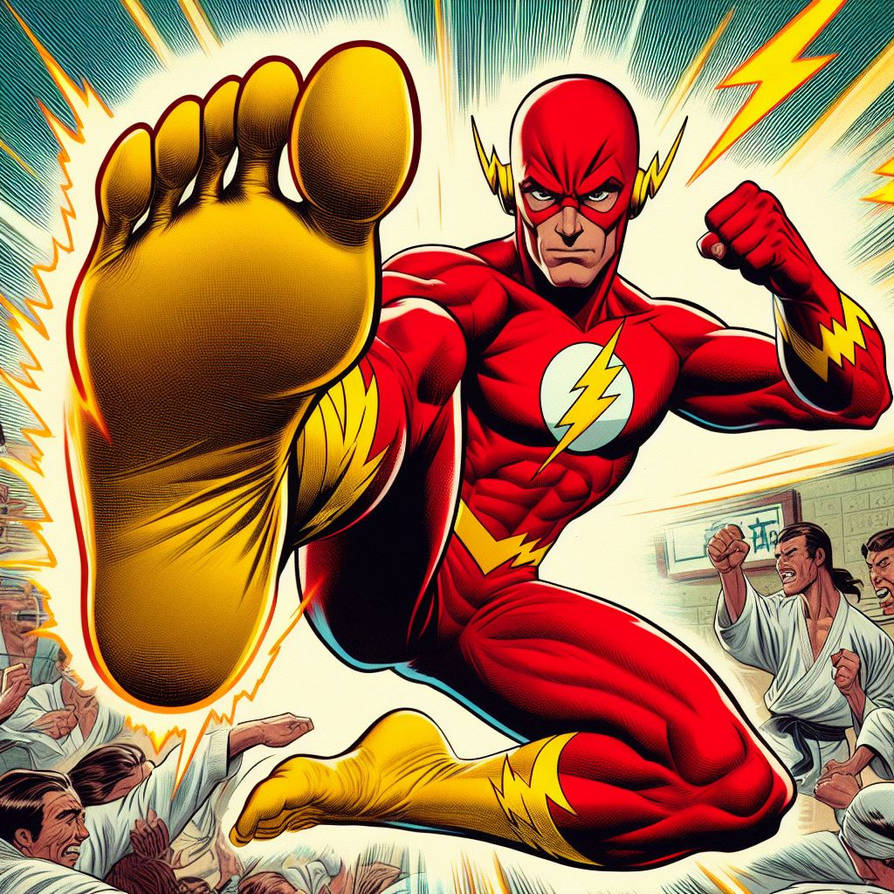 The Flash kick by Racer5678 on DeviantArt
