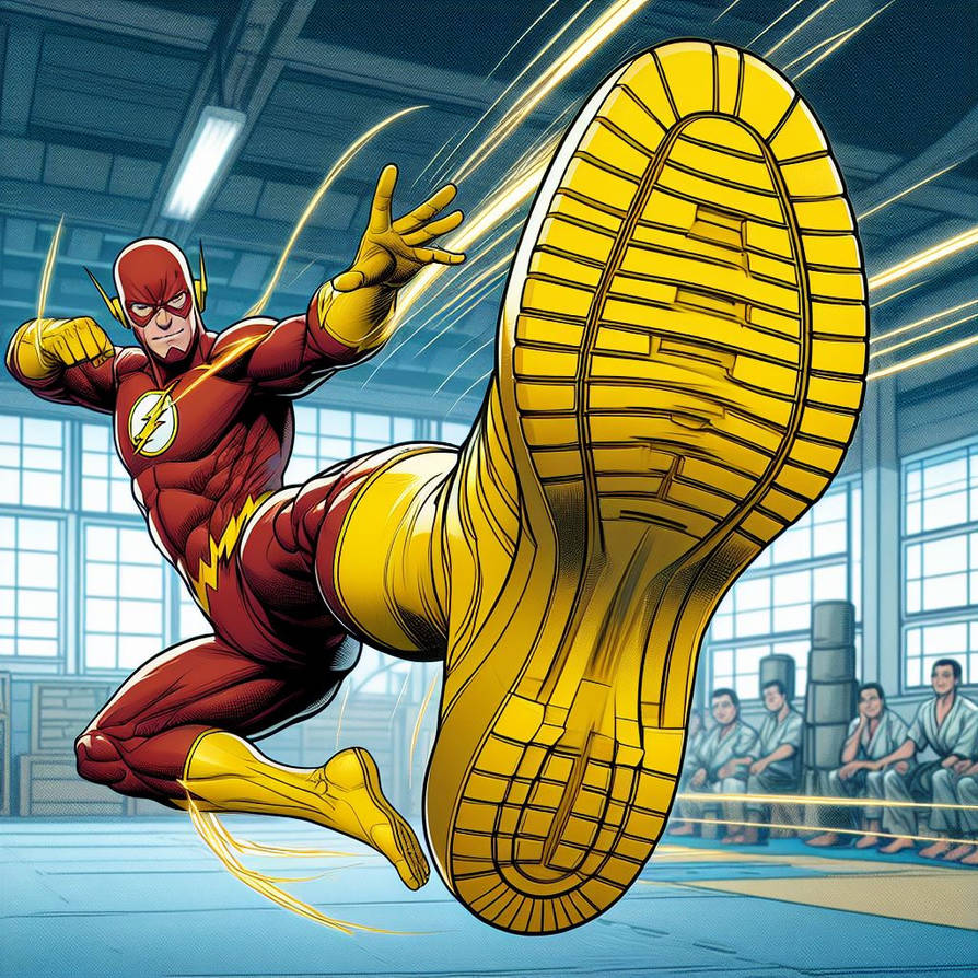 The Flash kick by Racer5678 on DeviantArt