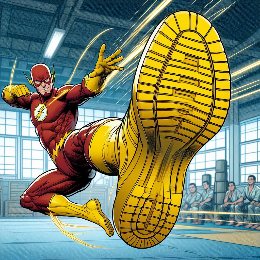 The Flash kick by Racer5678 on DeviantArt