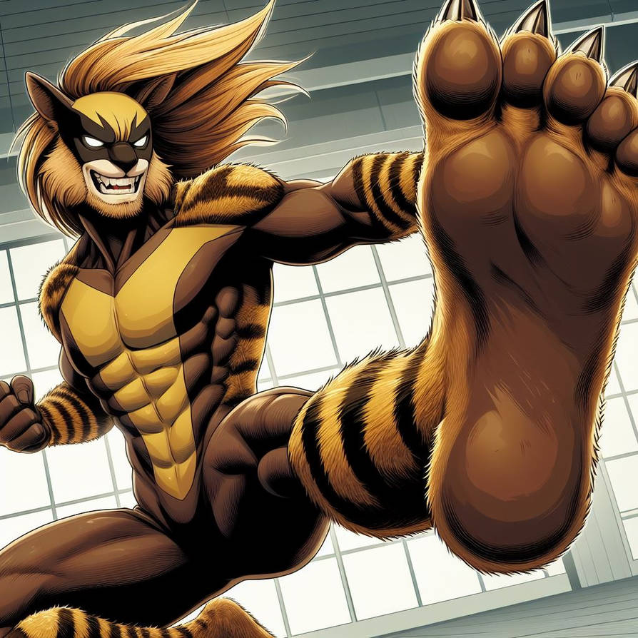 Sabertooth3 Deviantart Engine Sabertooth's Stomper Kick by Racer5678 on DeviantArt