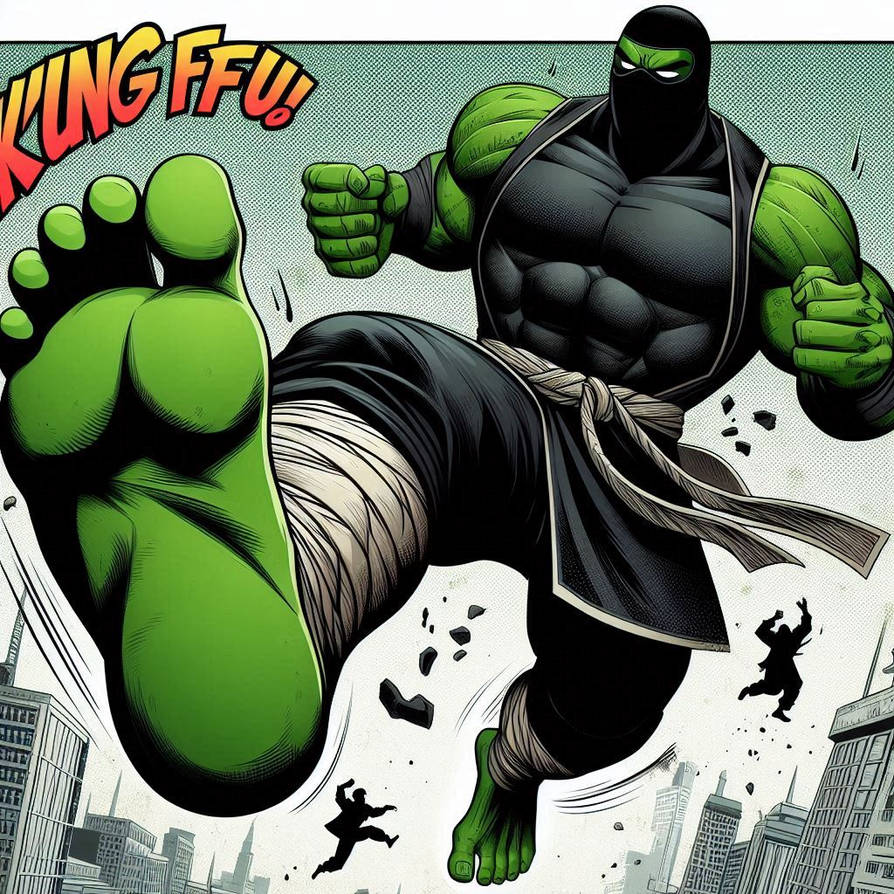 Hal Kick Hulk Kick by Racer5678 on DeviantArt