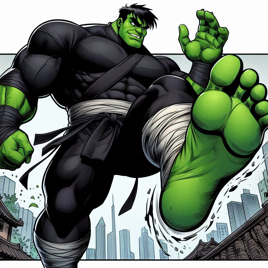 Hal Kick Hulk Kick by Racer5678 on DeviantArt