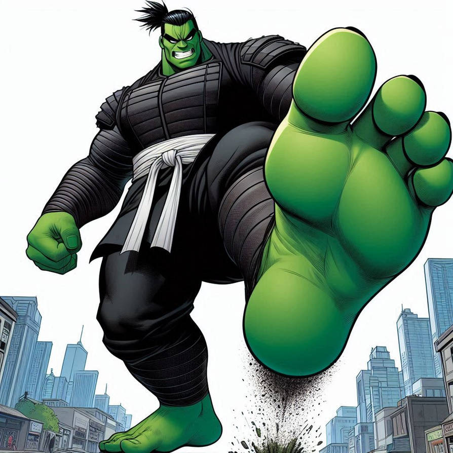 Hal Kick Hulk Kick by Racer5678 on DeviantArt