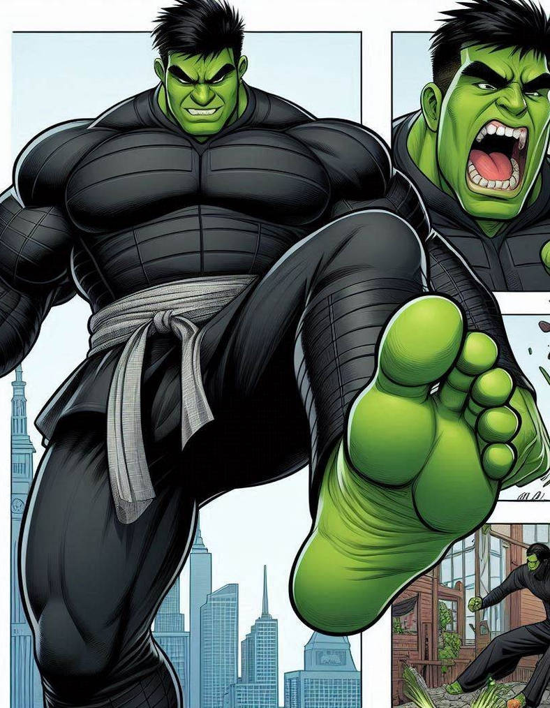 Hal Kick Hulk Kick by Racer5678 on DeviantArt