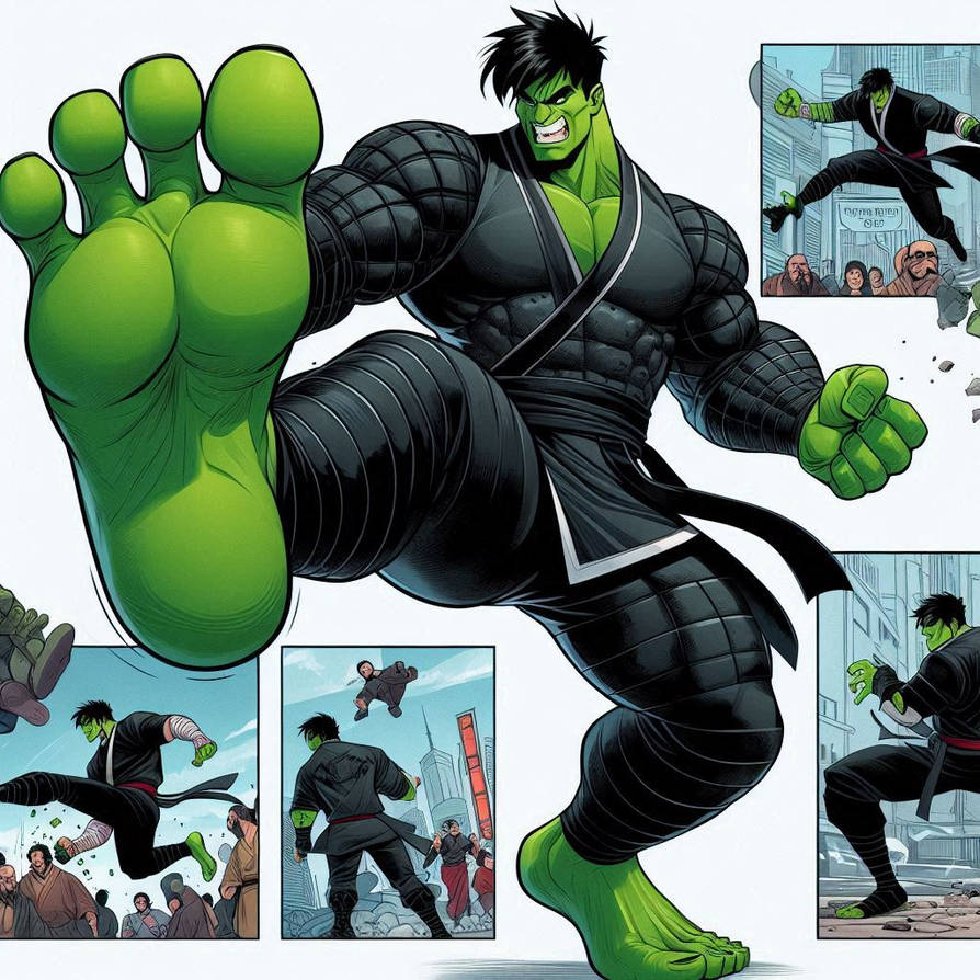 Hal Kick Hulk Kick by Racer5678 on DeviantArt