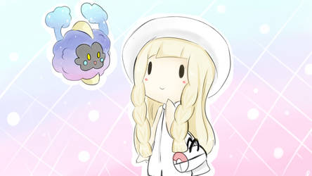 Chibi Lillie and Cosmog