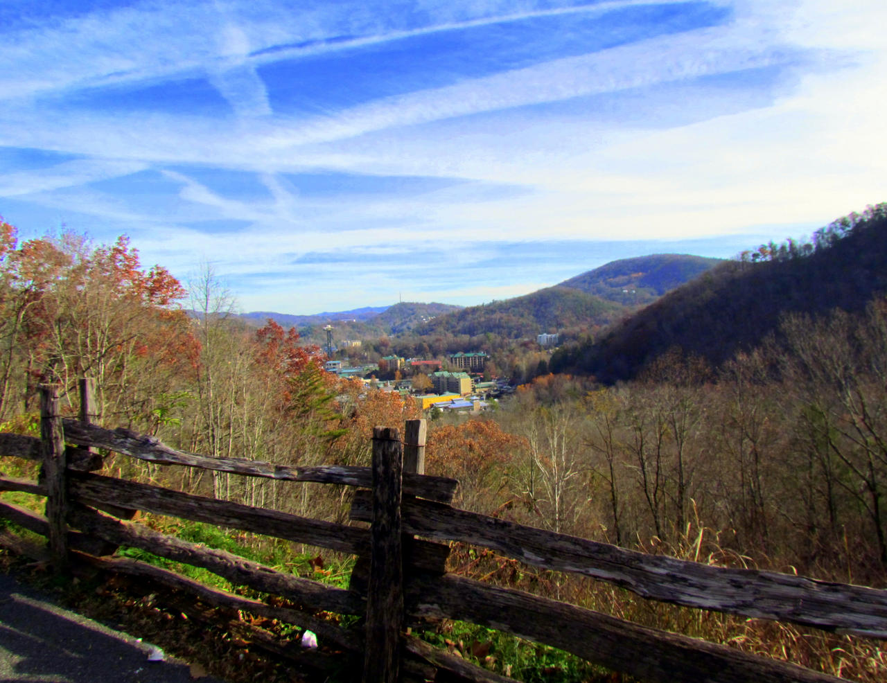 Gatlingburg in the Distance