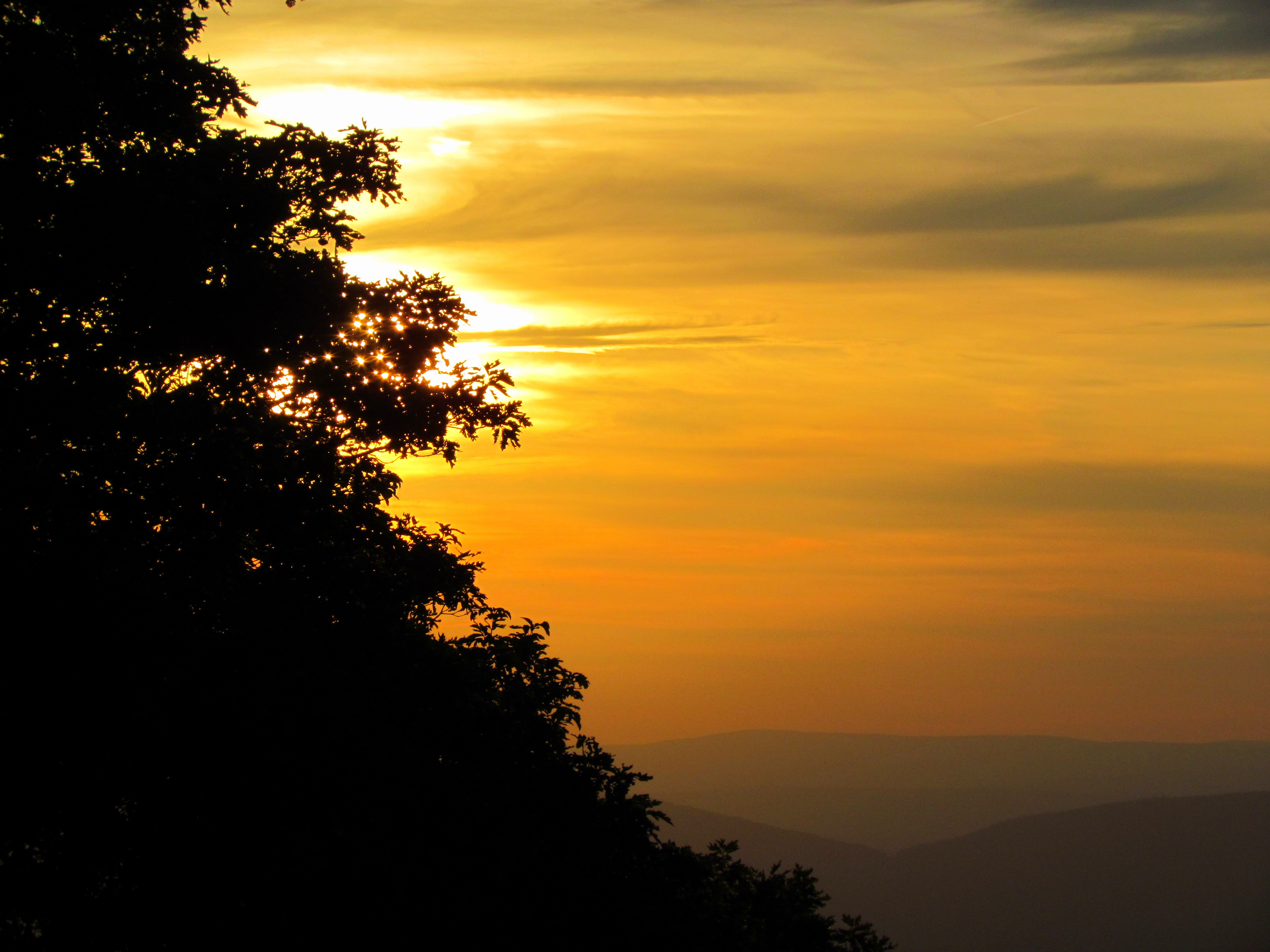 Sunset on Skyland Drive