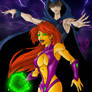 starfire and raven colour