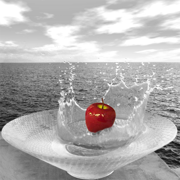 diving apple