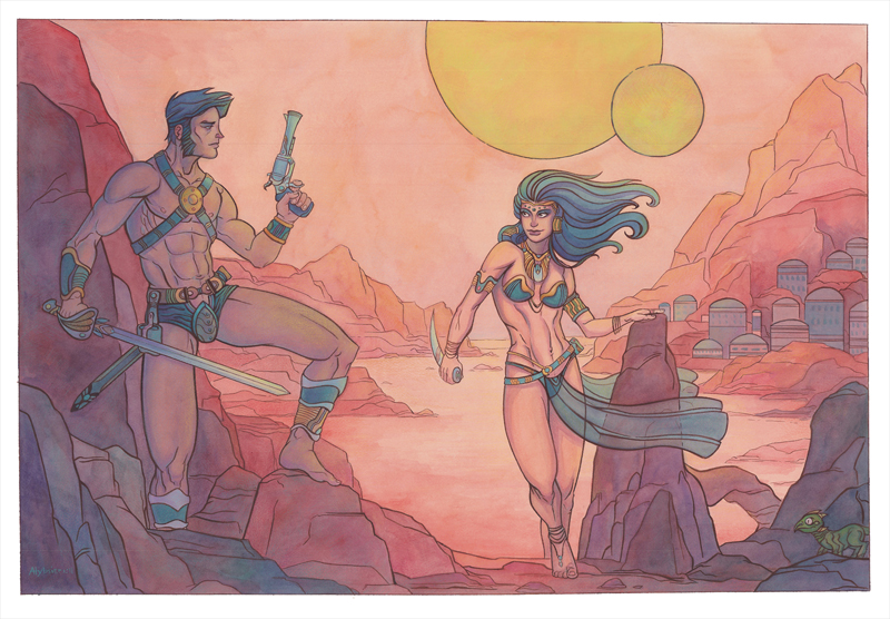 John Carter and Dejah Thoris