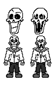 DistortedTale: Gaster Follower: Skeleton by ShrewdHat360 on DeviantArt