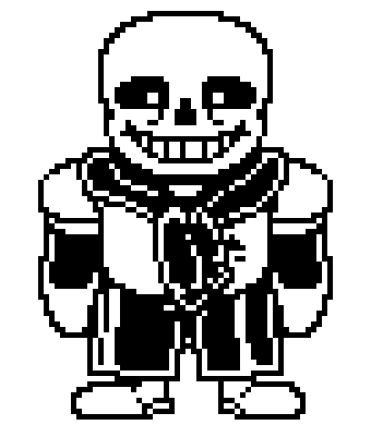 Underswap!Sans Battle Spritev2 by AndisDrawingHub on DeviantArt