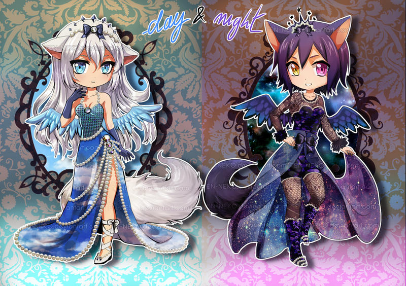 [ADOPTABLE] day and night ---CLOSED