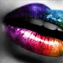 Rainbow on my lips...