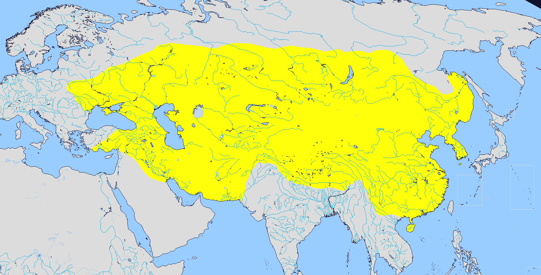 Mongolian Empire Map mongolian-empire-map