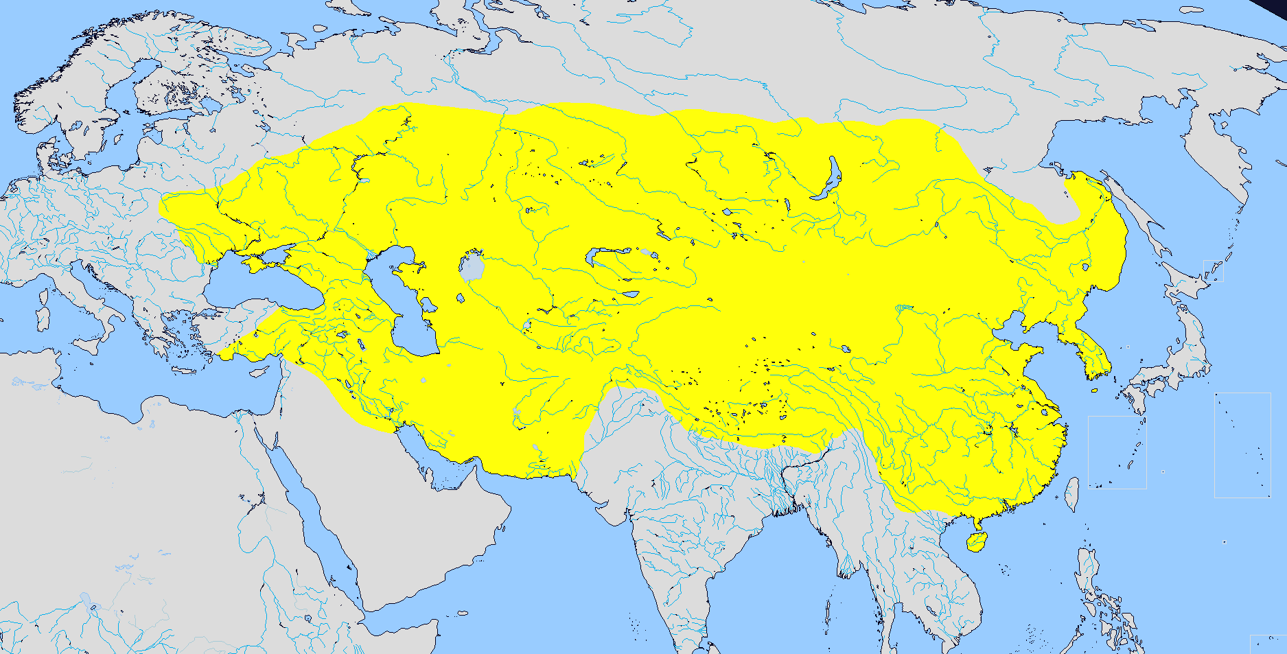 mongolian empire map