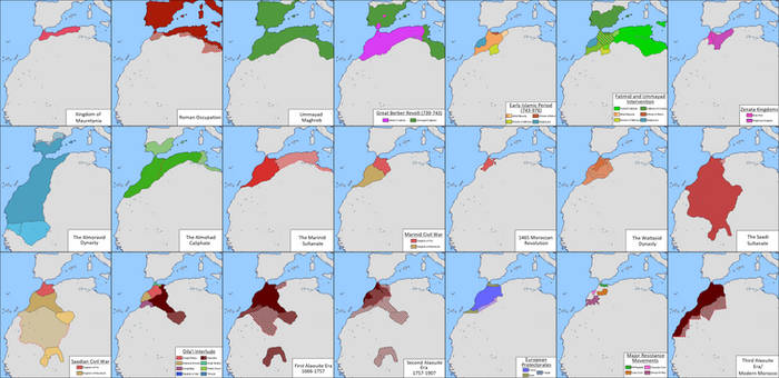 Major States of Morocco