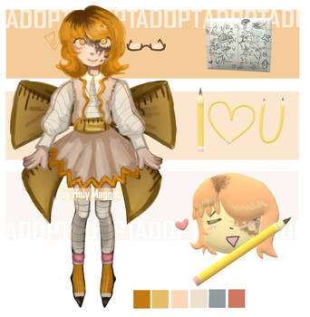 [OPEN] pencil girl adopt