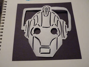 Cyberman Paper Stencil