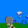 Me Visiting Luna's Tombstone